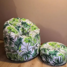  Pálma leveles babzsák fotel (felnőtt méret) bútor