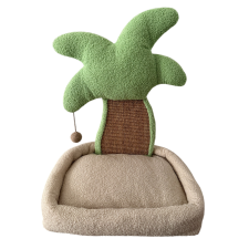  Pálmafás macskafekhely kaparófelülettel – prémium kényelem és játék egyben játék macskáknak