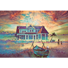 Palmás sziget puzzle 500 darabos puzzle, kirakós