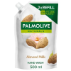 PALMOLIVE Folyékony szappan utántöltő, 0,5 l, PALMOLIVE Nourishing  Almond milk