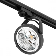  Pálya spotlámpa LEON ES111 mennyezeti lámpa Mozgatható fekete világítás