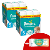 Pampers Active Baby 2x havi Pelenkacsomag 11-16kg Junior 5 (300db) + AJándék Törlőkendő