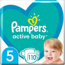 Pampers Active Baby, 5-ös méret (110 db) - havi kiszerelés pelenka
