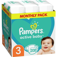 Pampers Active Baby-Dry vel. 3. Midi (208 db) pelenka