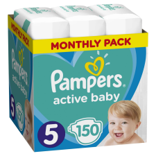 Pampers Active Baby havi Pelenkacsomag 11-16kg Junior 5 (150db) pelenka