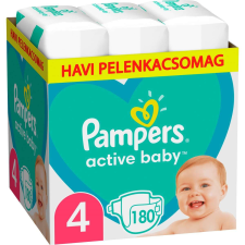 Pampers Active Baby havi Pelenkacsomag 9-14kg Maxi 4 (180db) pelenka