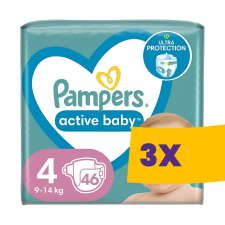 Pampers Active Baby S4 nadrágpelenka 9-15kg 46db (Karton - 3 csomag) pelenka