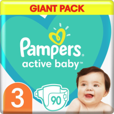 Pampers Active Baby Size 3 eldobható pelenkák 6-10 kg 90 db pelenka