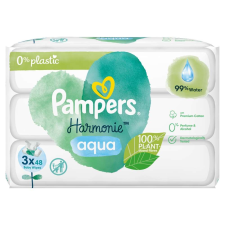 Pampers Harmonie Aqua nedves Törlőkendő 3x48db törlőkendő
