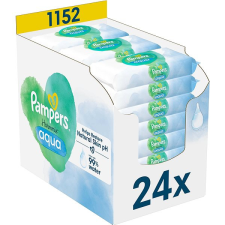 Pampers Harmonie Aqua Plastic Free 1152 db (24× 48 db) törlőkendő