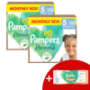Pampers Harmonie havi Pelenkacsomag 11-16kg Junior 5 (304db) + Ajándék Törlőkendő