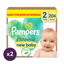 Pampers Harmonie pelenka 2, 4-8 kg, HAVI PELENKACSOMAG 404 db pelenka