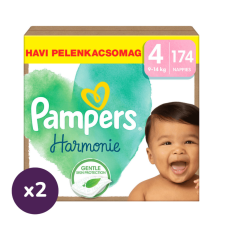 Pampers Harmonie pelenka 4, 9-14 kg, HAVI PELENKACSOMAG 348 db pelenka