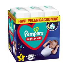 Pampers Night Pants bugyipelenka 4, 9-15 kg HAVI PELENKACSOMAG 50 db pelenka