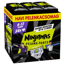 Pampers Ninjamas Pyjama Pants havi Pelenkacsomag 27-43kg XL 8 - Űrhajó (54db) pelenka