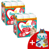 Pampers Pants 2 havi Pelenkacsomag 15kg+ Junior 6 (264db) + Ajándék PAW Törölköző