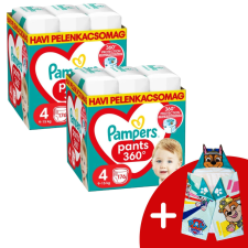Pampers Pants 2 havi Pelenkacsomag 9-15kg Maxi 4 (352db) + Ajándék PAW Törölköző pelenka