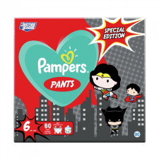 Pampers Pants szuperhősös bugyipelenka, XL 6, 15+ kg, 60 db pelenka