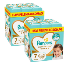 Pampers Premium Care 2 havi Pelenkacsomag 15kg+ Junior 7 (216db) pelenka