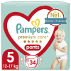Pampers Premium Care Bugyipelenka, Méret: 5, 34 db Bugyipelenka, 12kg