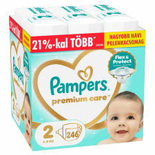 Pampers Premium Care Havi Pelenkacsomag 4-8 kg Mini 2 (246db) pelenka