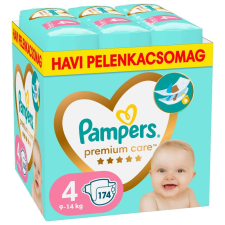 Pampers Premium Care havi Pelenkacsomag 9-14kg Maxi 4 (174db) pelenka