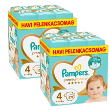 Pampers Premium Care havi Pelenkacsomag 9-14kg Maxi 4 (348db) pelenka