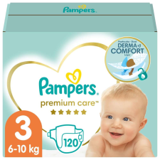 Pampers Premium Care Mega Box Nadrágpelenka 6-10kg Midi 3 (120db) pelenka