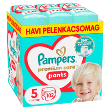 Pampers Premium Care Pants bugyipelenka 5, 12-17 kg, HAVI PELENKACSOMAG 102 db pelenka