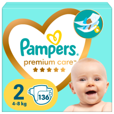 Pampers Premium Care Pelenka, 2 Méret, 136 db, 4kg - 8kg pelenka