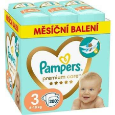 Pampers Premium Protection Pelenka 3-as 5-9kg - 200db pelenka