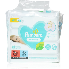 Pampers Sensitive finom nedves törlőkendők gyermekeknek az érzékeny bőrre 4x52 db törlőkendő