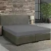  Pamut-elastan classic hamuszürke gumis lepedő 140/160*200/220 cm-es matracra