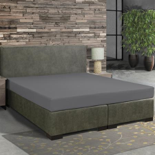  Pamut-elastan classic hamuszürke színű gumis lepedő 230 cm átmérőjű kerek  matracra lakástextília