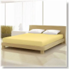  Pamut-elastan classic krémsárgas színű gumis lepedő 180/200*200/220 cm-es matracra