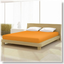  Pamut-elastan classic mandarin színű gumis lepedő 200 cm átmérőjű kerek  matracra lakástextília