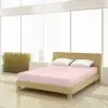  Pamut elasthan de luxe babarózsaszín színű gumis lepedő 140/160x200/220 cm-es matracra