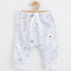 Pamut gyermek Jogger nadrág a New Baby For Babies ocean, vel. 74 (6-9 h)