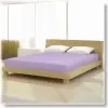  Pamut jersey de luxe orchidea lila színű gumis lepedő 120x200 és 130x200 cm-es matracra