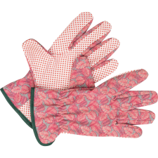 Pamut kesztyű dzsungel minta pink méret: 8 védőkesztyű