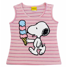 Pamut kislány trikó Snoopy mintával gyerek atléta, trikó