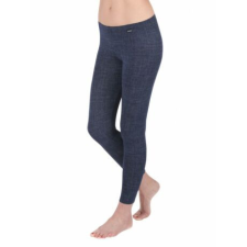 Pamut leggings - hosszú-farmerkék L női nadrág