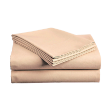 Pamut lepedő LUX bézs 200x220 cm lakástextília
