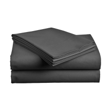 Pamut lepedő Standard sötétszürke 140x240 cm lakástextília