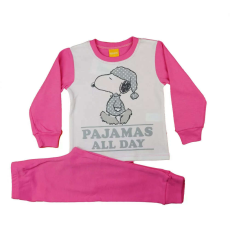  Pamut pizsama Snoopy mintával (92) - pink