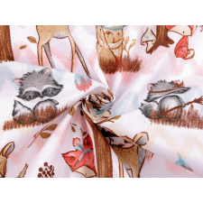  Pamutvászon / erdei állatok dekorációs kellék