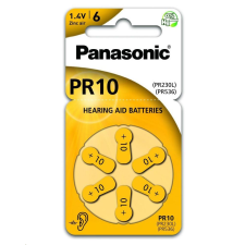 Panasonic 1.4V PR10L/6LB Cink-levegő hallókészülék elem (6db / csomag) (PR-230(10)/6LB) (PR-230(10)/6LB) gombelem