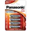 Panasonic 1.5V Alkáli AA ceruza elem Pro power (4db / csomag) /LR6PPG/4BP/