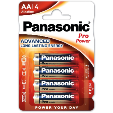 Panasonic 1.5V Alkáli AA ceruza elem Pro power (4db / csomag) /LR6PPG/4BP/ ceruzaelem