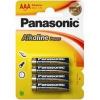Panasonic 1.5V Alkáli AAA ceruza elem Alkaline Power (4db / csomag) /LR03APB/4BP/